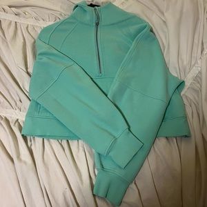 LULU SCUBA OVERSIZED HALF ZIP